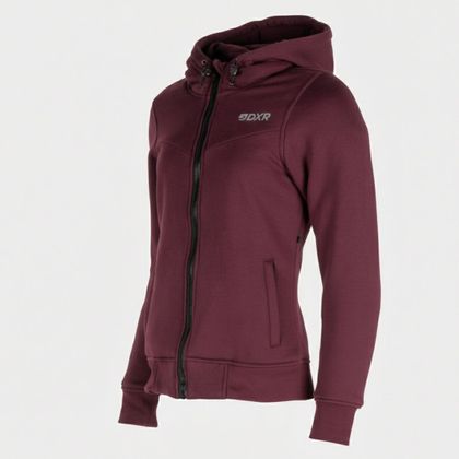 DXR FLEEZ DAME Motor sweater - Rood / Zwart Ref: DXR1050-C50732 