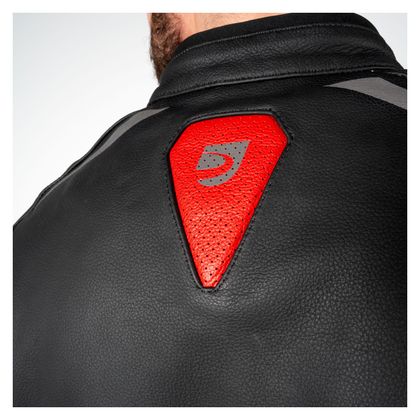 DXR ALONSO EVO Motorradjacke - Schwarz / Rot
