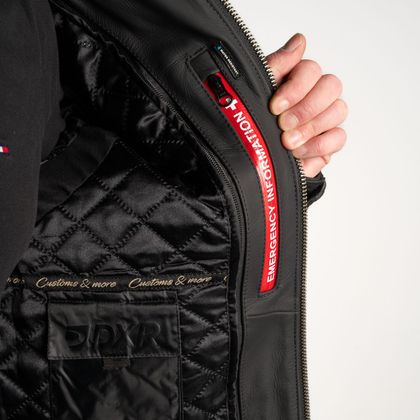 Blouson Moto DXR BLACKSMITH - Noir