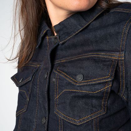 DXR LADY DNM BLOUZ Jeansvest - Blauw