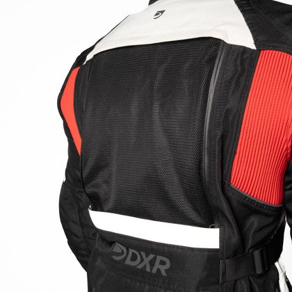 DXR CAIRO Motorvest - Beige / Rood