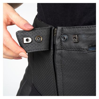 DXR GINA Motorbike Trousers - Black / White