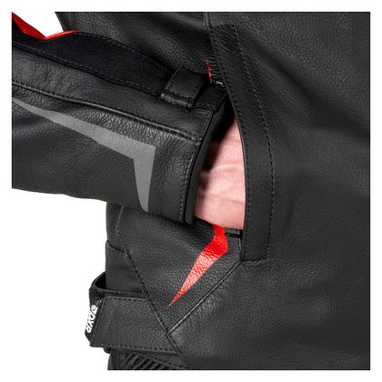 DXR ALONSO EVO Motorradjacke - Schwarz / Rot