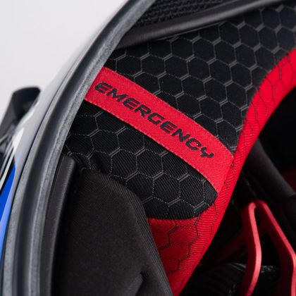 Shark AERON-GP FIM RACING #1 REPLICA ZARCO VICTORY 2025 Integraalhelm - Carbon / Blauw