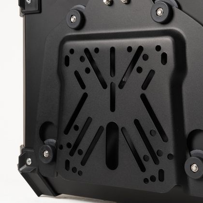 Top case DXR LANE 45L ABS S PLATINOU - Černá