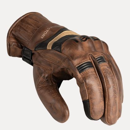 Gants Helstons BORA HIVER CUIR - Marron