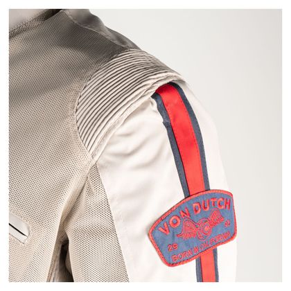 Veste Moto Helstons VON DUTCH FAST AIR - Gris
