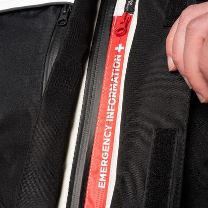 DXR CAIRO Motorvest - Beige / Rood