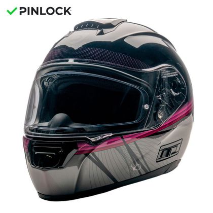 Kask integralny DXR OPTIMUS CHERRY-BLOSSOM - Czarny / Różowy Nr ref.: DX0027 