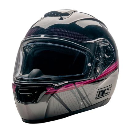 Casque intégral Dexter OPTIMUS CHERRY-BLOSSOM - Noir / Rose Ref : DX0027 
