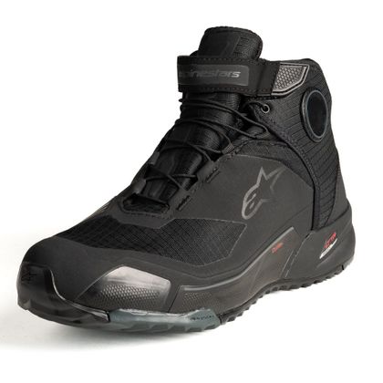Alpinestars CR-X DRYSTAR Motorrad-Sneaker - Schwarz / Schwarz