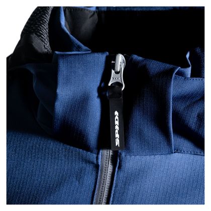 Blouson Moto Spidi HOODIE H2OUT II - Noir / Bleu