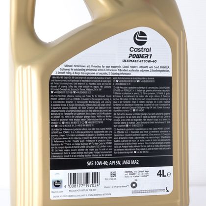 Castrol POWER 1 ULTIMATE 4T 10W-40 Motoröl Universell