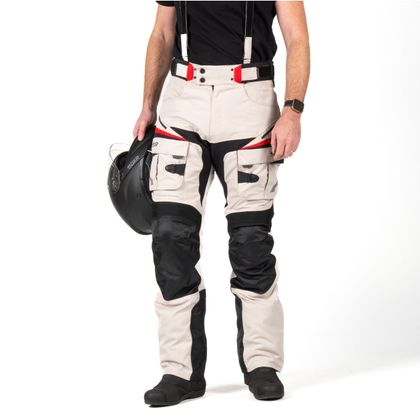 Pantalon Moto DXR EMISFER PANT - Gris / Rouge