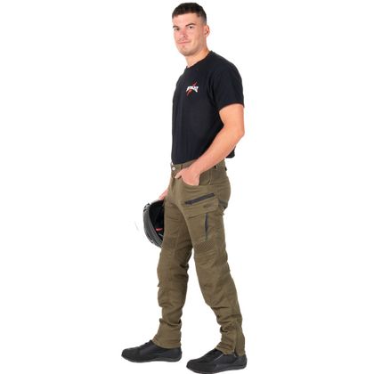 DXR WAYNE Motorbike Trousers - Green
