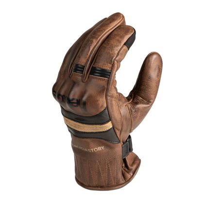 Gants Helstons BORA HIVER CUIR - Marron