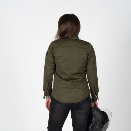DXR EDLER LADY Motorrad-Überhemd - Grün