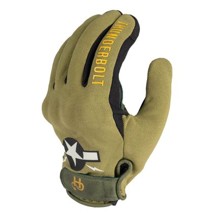 Gants Helstons THUNDERBOLT - Vert / Noir
