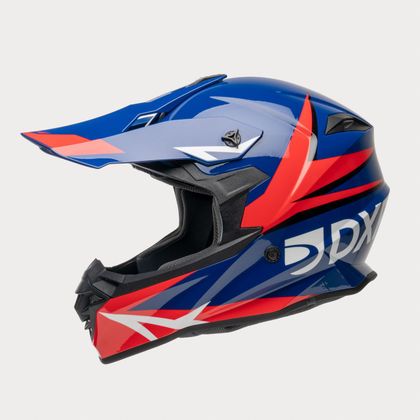 Casque cross DXR ARGESS SCRUB 2026 - Rouge / Bleu