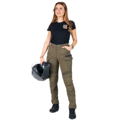 DXR VICKI DAME Motorbroek - Groen