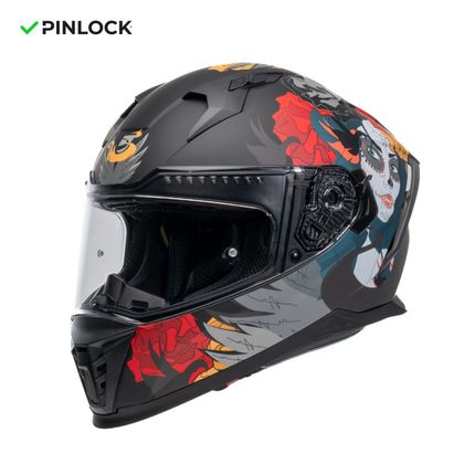 Casque intégral DXR EROS CALAVERA - Noir Ref : DX0690 