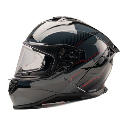 DXR HYPERION TECH Integraalhelm - Grijs / Rood