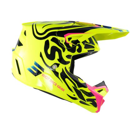Casque cross Shot SPEED ENFANT GHOST - Noir / Jaune