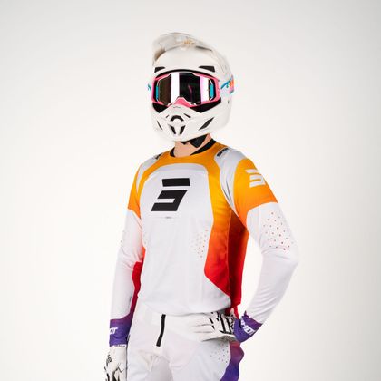 Maillot cross Shot CONTACT - IONYX 2025 - Blanc