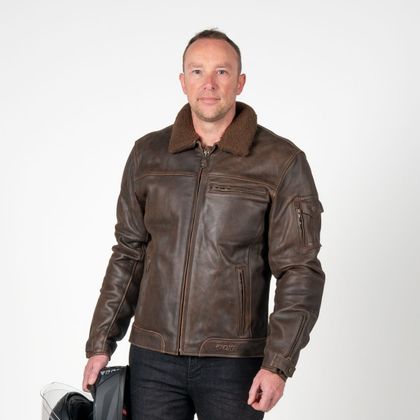 Blouson Moto DXR A40 - Marron