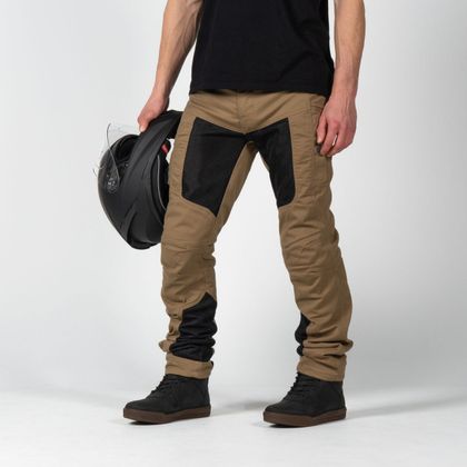 DXR NAZAIRE AIR Motorcycle Trousers - Beige