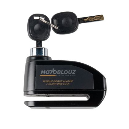Motoblouz alarmschijfremslot Antidiefstal - Zwart Ref: MB0474 / MB0474C757 