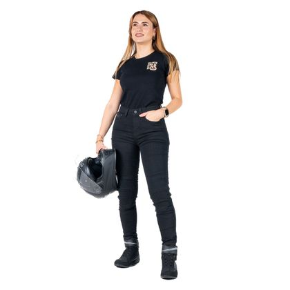 DXR JUNGLE Jean Moto - Slim - Zwart