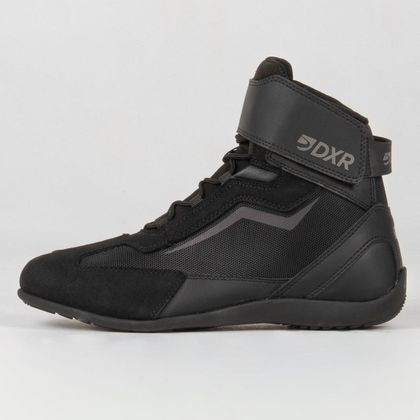 DXR RUGGER Motorrad-Sneaker - Schwarz / Grau