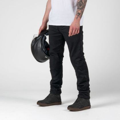 DXR CHINO EVO Motorbike Trousers - Black