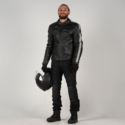 DXR CRAFT Motorbike Jacket - Black