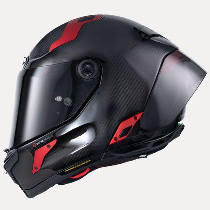 Casque intégral Nolan X-804 RS - ULTRA CARBON - IRIDO DARK - Noir / Rouge