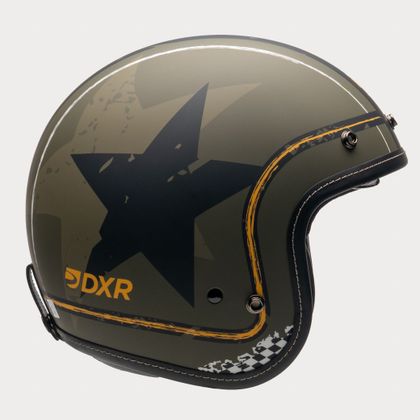 Casque jet Dexter ELEMENT MILITARY - Vert