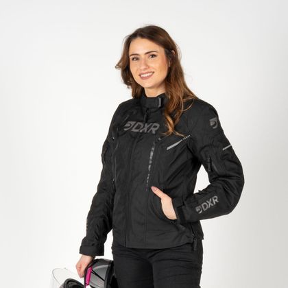 DXR JULIA Motorradjacke - Schwarz