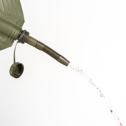 DXR flexibler Kraftstoff/Wasser 20L mit Ausgießer Kanister - Grün