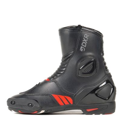 DXR CODE EVO SHORT Halfhoge laarzen - Zwart / Rood