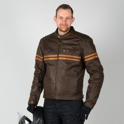 Blouson Moto DXR LEGEND - Marron
