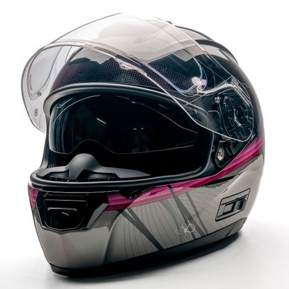Dexter OPTIMUS CHERRY-BLOSSOM Full-face helmet - Black / Pink