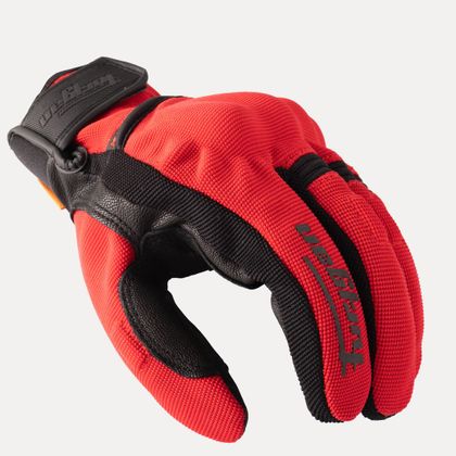 Furygan JET D3O® Handschoenen - Rood / Zwart