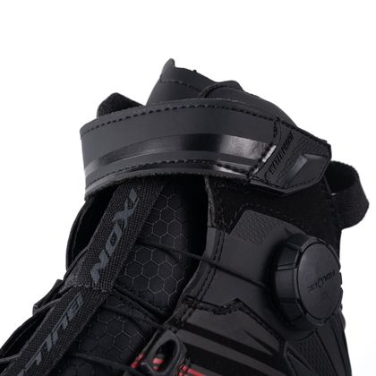 Baskets Moto Ixon BULL 2 WATERPROOF ULTRA - Noir / Rouge