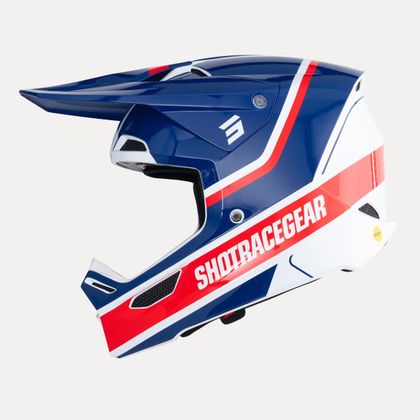 Shot RACE - SKY 2025 Crosshelm - Blauw / Rood