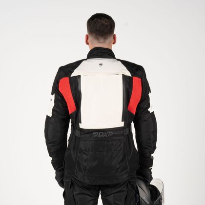 DXR CAIRO Motorvest - Beige / Rood