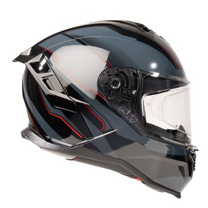 Casque intégral Dexter HYPERION TECH - Gris / Rouge