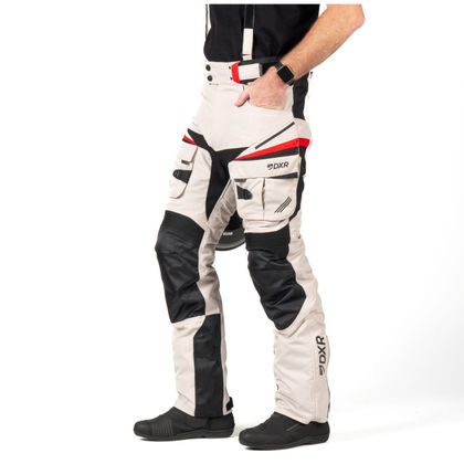 Pantalon Moto DXR EMISFER PANT - Gris / Rouge