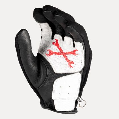 Gants Helstons VON DUTCH KEY - Noir / Blanc