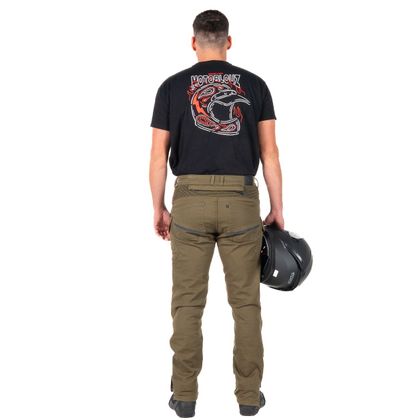 DXR WAYNE Motorbike Trousers - Green